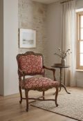 Louis XIV Cabriolet Armchair “Amand” – Multi – Colour Hand – Painted Beechwood An elegant and richly