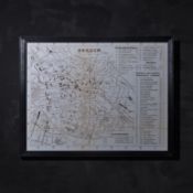 Timothy Oulton Classic Maps Berlin Art Sm (130 x 102cm) The Timothy Oulton Classic Maps Berlin