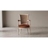 Directoire – style "Cabriolet Charret" armchair is a masterclass in transitional neoclassicism,