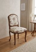 Transitional Louis XV – Louis XVI Side Chair, in the Manner of Delanois A finely crafted French side