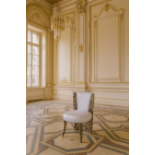 Deroulard Chair Luxurious Deroulard Chair, masterfully crafted with a high-gloss Safairo root veneer