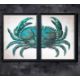 The Timothy Oulton Crab Art Diptych is a commanding, large-scale pair of coastal-inspired natural - Image 2 of 4