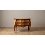 Commode à la Hache, in the Louis XV style, is a quintessential piece reflecting the regional mastery