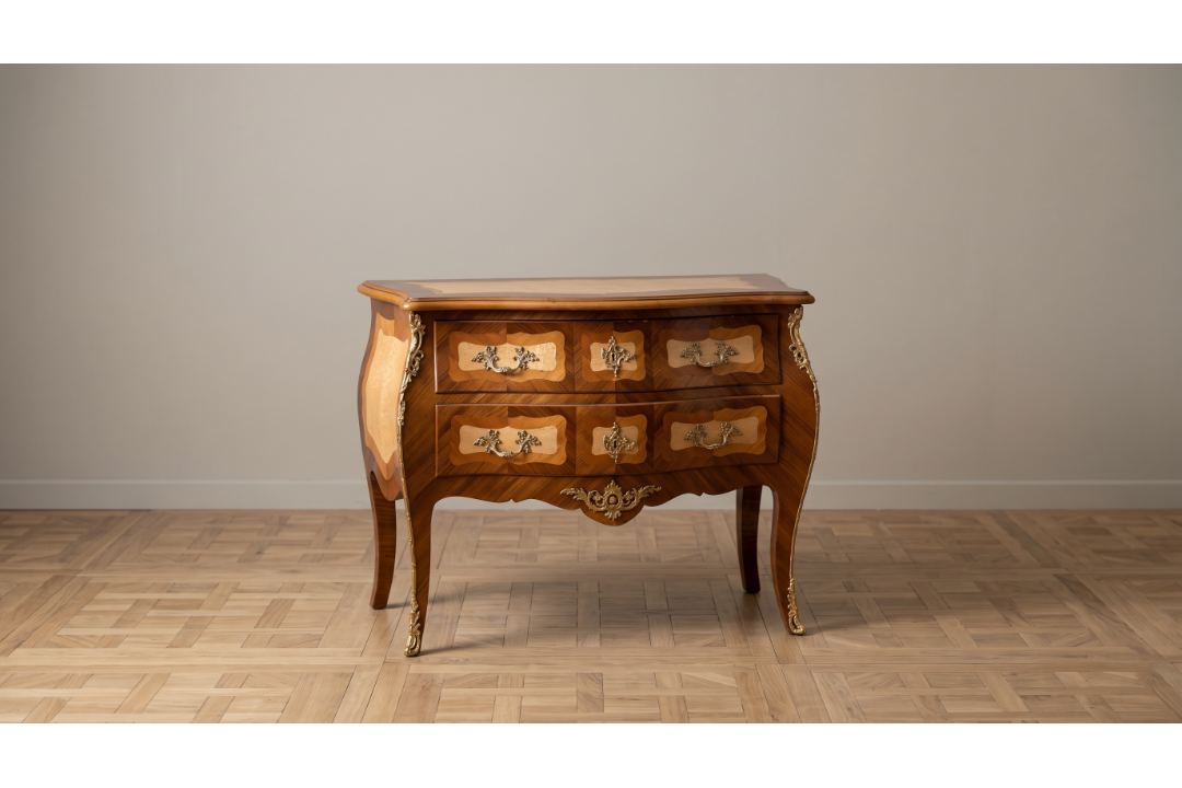 Commode à la Hache, in the Louis XV style, is a quintessential piece reflecting the regional mastery - Image 1 of 2