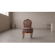 Louis XV style Chauffeuse Chair, a low – seated fireside chair (from the French chauffer, to heat) - Image 1 of 9