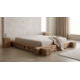 Timothy Oulton English Beam Bed UK Super King Base Unit  (183 x 198cm) — Masterfully crafted from - Image 2 of 3