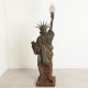 An Early 20th-Century Cast Iron Statue of Liberty Architectural Figure A striking early 20th-century - Image 2 of 20