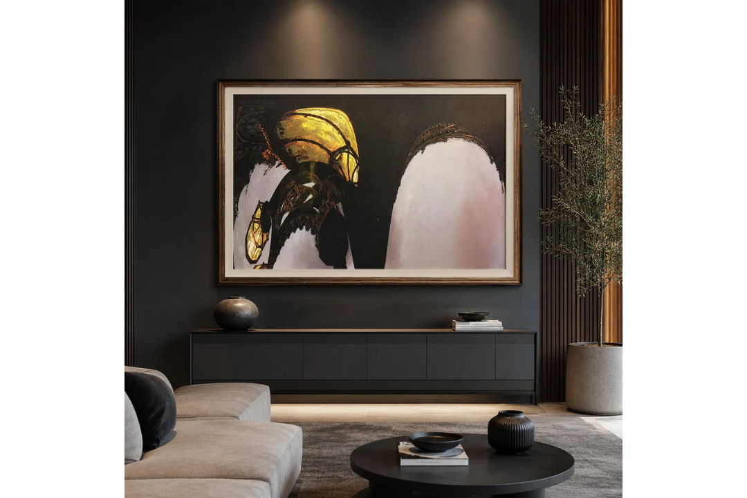 Big Ben - Metamorphosis Wall Art Striking Big Ben - Metamorphosis Wall Art piece, featuring a modern
