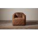 Timothy Oulton Rumple Chair — Savage Original Leather Characterized by its gently curved, tub- - Image 2 of 2