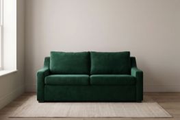 Sofa Bed - Forest Green Velvet Upholstered Sofa Bed Custom-manufactured to exceptional hospitality
