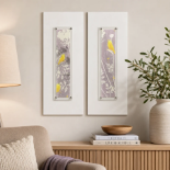 Robin print wall art pair Charming Robin Print Wall Art Pair, featuring delicate bird artwork
