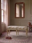 A Transition Style Copper – Lacquered Bench (Banquette), Après Georges Jacob, This elegant, six –