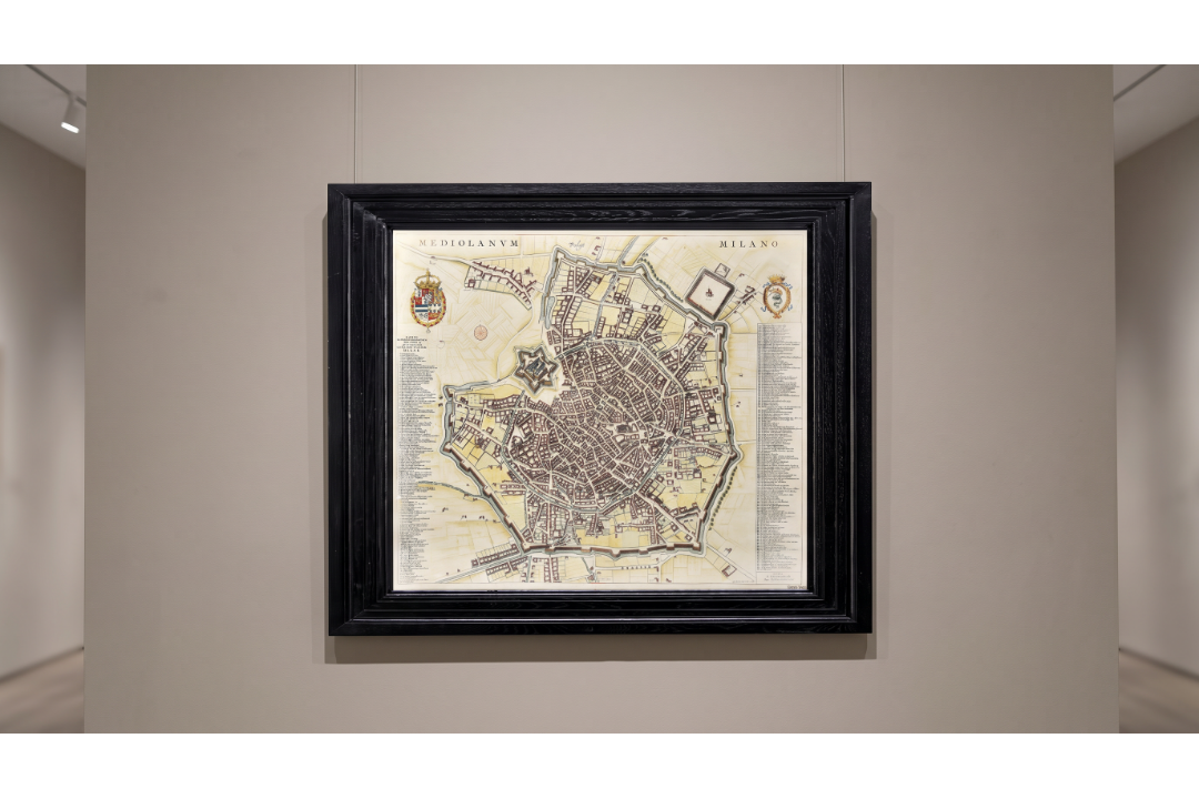 Timothy Oulton Classic Maps Milan Art (100 x 86cm) The Timothy Oulton Classic Maps Milan Art is an - Image 2 of 2