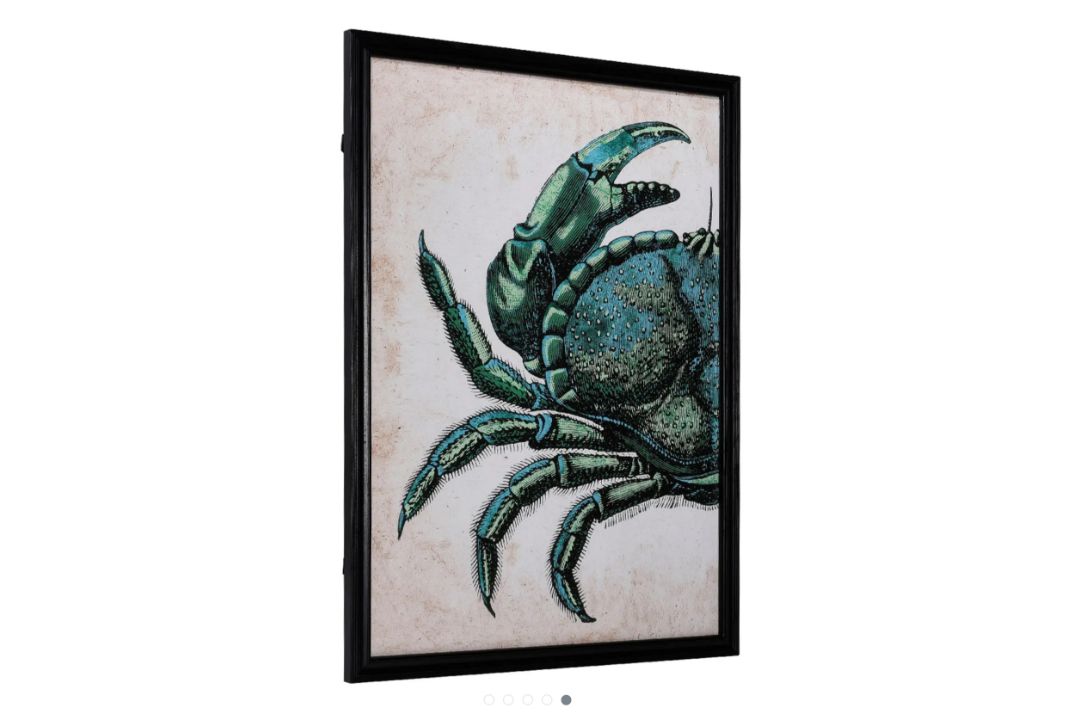 The Timothy Oulton Crab Art Diptych is a commanding, large-scale pair of coastal-inspired natural - Image 3 of 4