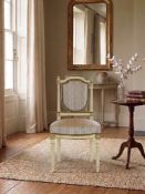 Louis XVI Style Side Chair Letellier This exquisite chair, designed in the refined and symmetrical