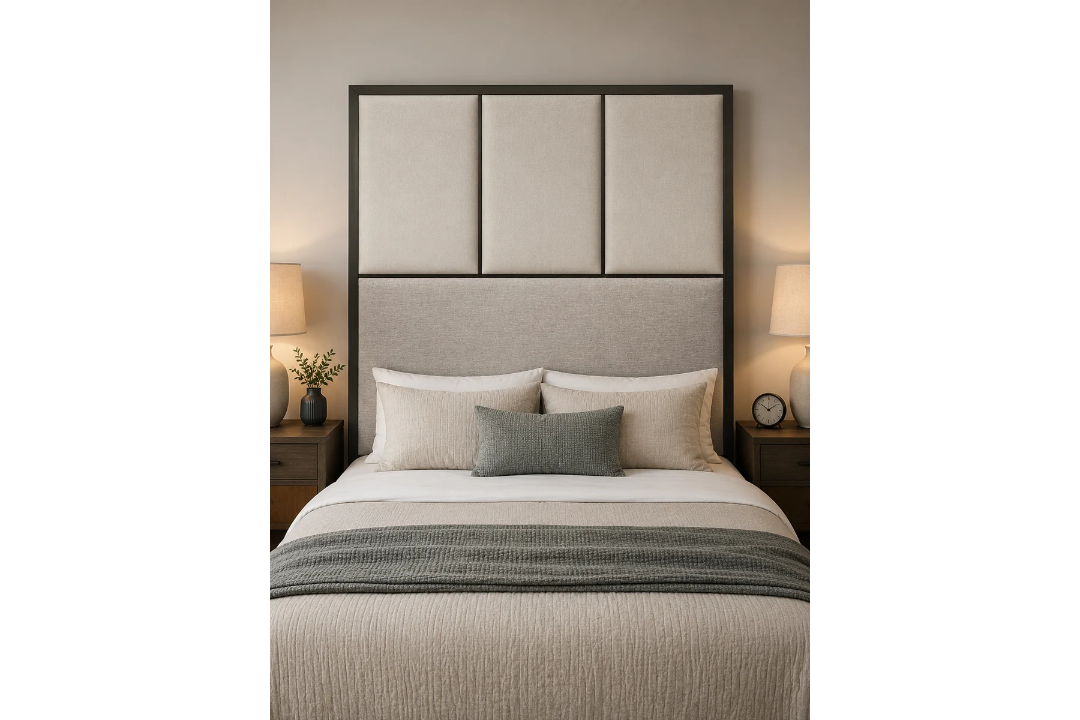 Manake - Superking Headboard Luxurious Manake Superking Headboard, bespoke-crafted with a dark - Image 1 of 4