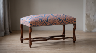 A Louis XIII Style Oak Bench (Banc), Dite 'Vaux,' This handsome bench (Banc) is executed in the