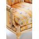 A Pair of Louis XVI easy chair "Lerouge" Copy after work signed Lerouge – The back is curved and - Image 4 of 8