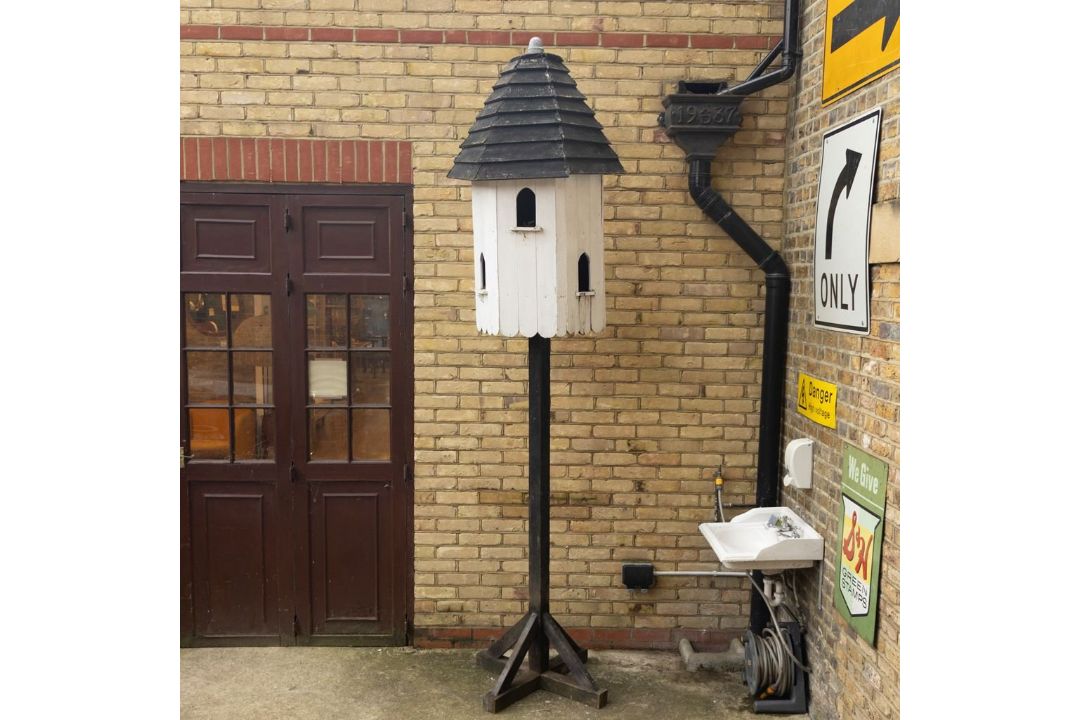An Impressive Vintage Monumental Freestanding Timber Dovecote Standing at over 3.2 metres tall, this - Image 1 of 11
