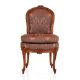 Louis XV style Chauffeuse Chair, a low – seated fireside chair (from the French chauffer, to heat) - Image 3 of 9