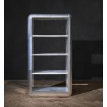 Timothy Oulton Aviator Blackhawk Hercules Bookcase in Spitfire is a monumental, industrial