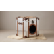 Timothy Oulton Globetrekker Dog Trunk in Aero Black Canvas is a playfully luxurious pet accessory - Image 2 of 4