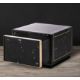 Timothy Oulton Colosseum Side Table (50 x 50cm) in Marble Black Polished Shiny Brass is a sleek, - Image 2 of 5