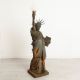 An Early 20th-Century Cast Iron Statue of Liberty Architectural Figure A striking early 20th-century - Image 1 of 20