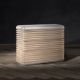 Timothy Oulton Castaway Large Chest in Aluminium Beached (120 x 51cm) is a coastal-inspired luxury - Image 3 of 5