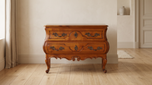 Commode Tarnaise is a premier example of French provincial artistry from the Tarn region,