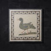 Timothy Oulton Mosaic Cyan Bird Art (138 x 138cm) The Timothy Oulton Mosaic Cyan Bird Art (138 x