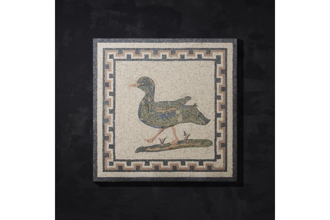 Timothy Oulton Mosaic Cyan Bird Art (138 x 138cm) The Timothy Oulton Mosaic Cyan Bird Art (138 x - Image 1 of 2