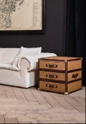 Timothy Oulton Stonyhurst Large Side Table (60 x 60cm) in Original Rattan is a distinct, travel-