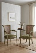 A Pair of Cabriolet Charret – Directoire Period Style Armchair An elegant and finely crafted small