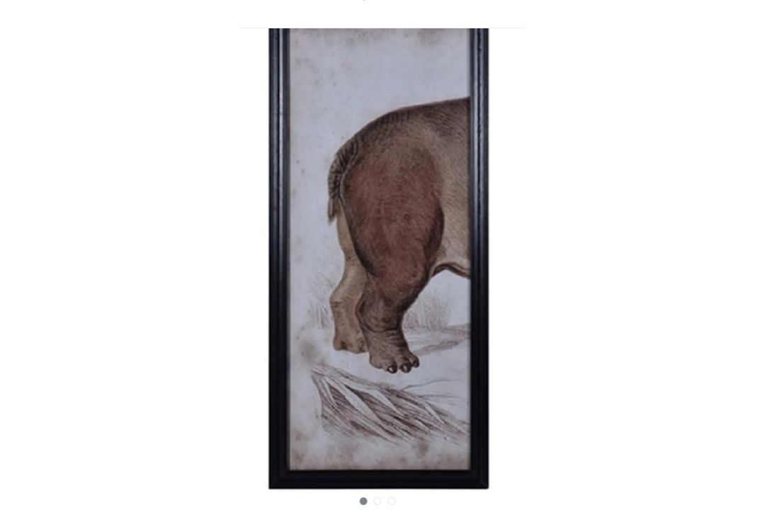 Timothy Oulton "Animal Hippo" Complete Triptych Set (Left, Center, Right) — Offered as a complete - Image 5 of 7
