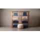 Timothy Oulton Crofters Bookcase (100 x 45cm) in Old Planks celebrates the beauty of reclaimed old - Image 2 of 4