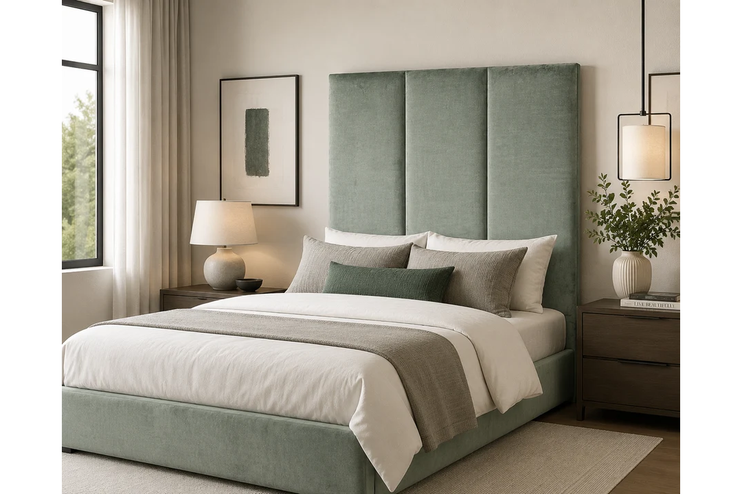 Podium - Kingsize headboard Luxurious Podium Kingsize Headboard, bespoke-crafted and fully - Image 1 of 3
