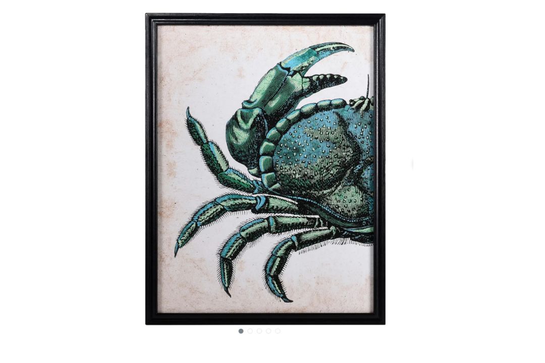 The Timothy Oulton Crab Art Diptych is a commanding, large-scale pair of coastal-inspired natural - Image 4 of 4