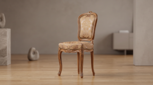 Chaise à Coiffer in Louis XV Style is a specialized and elegant realization of 18th – century French