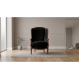 Louis XV style "Meunier" Easychair A classical Louis XV style "Meunier" easy chair, expertly crafted