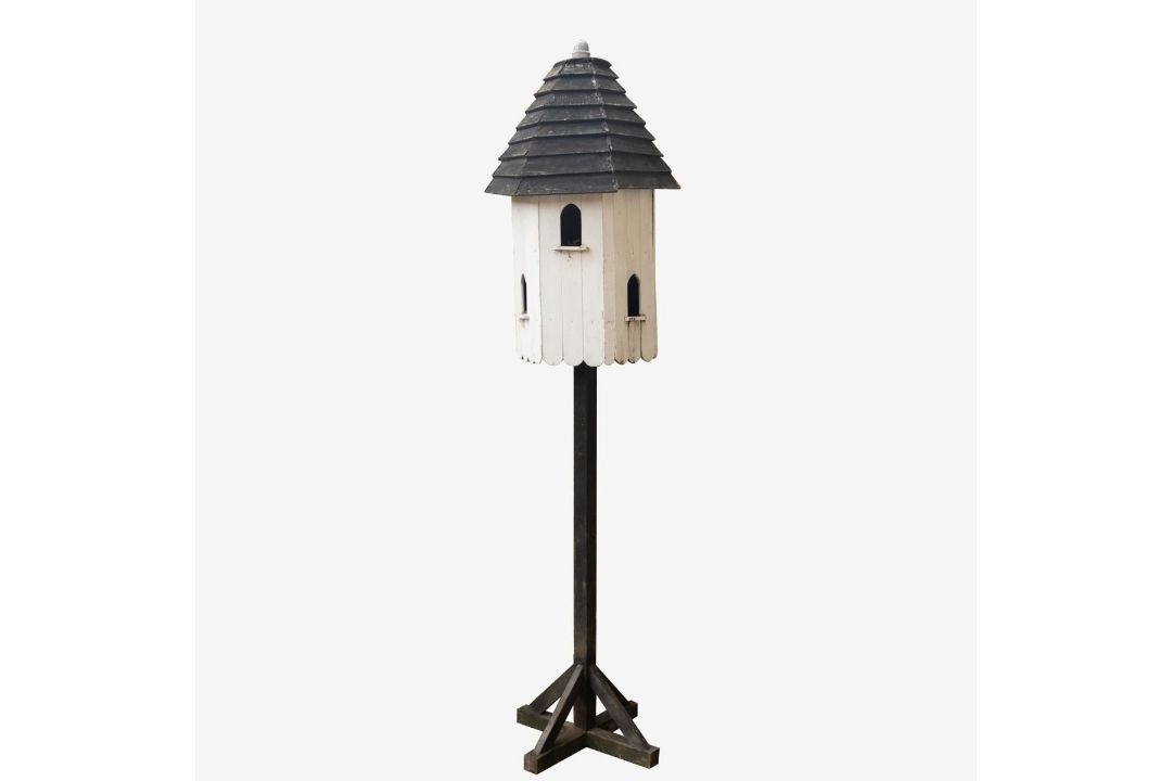 An Impressive Vintage Monumental Freestanding Timber Dovecote Standing at over 3.2 metres tall, this - Image 11 of 11