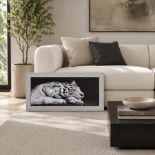 Tiger Black and White Wall Art Tiger Black and White Wall Art. Limited edition framed photography. W