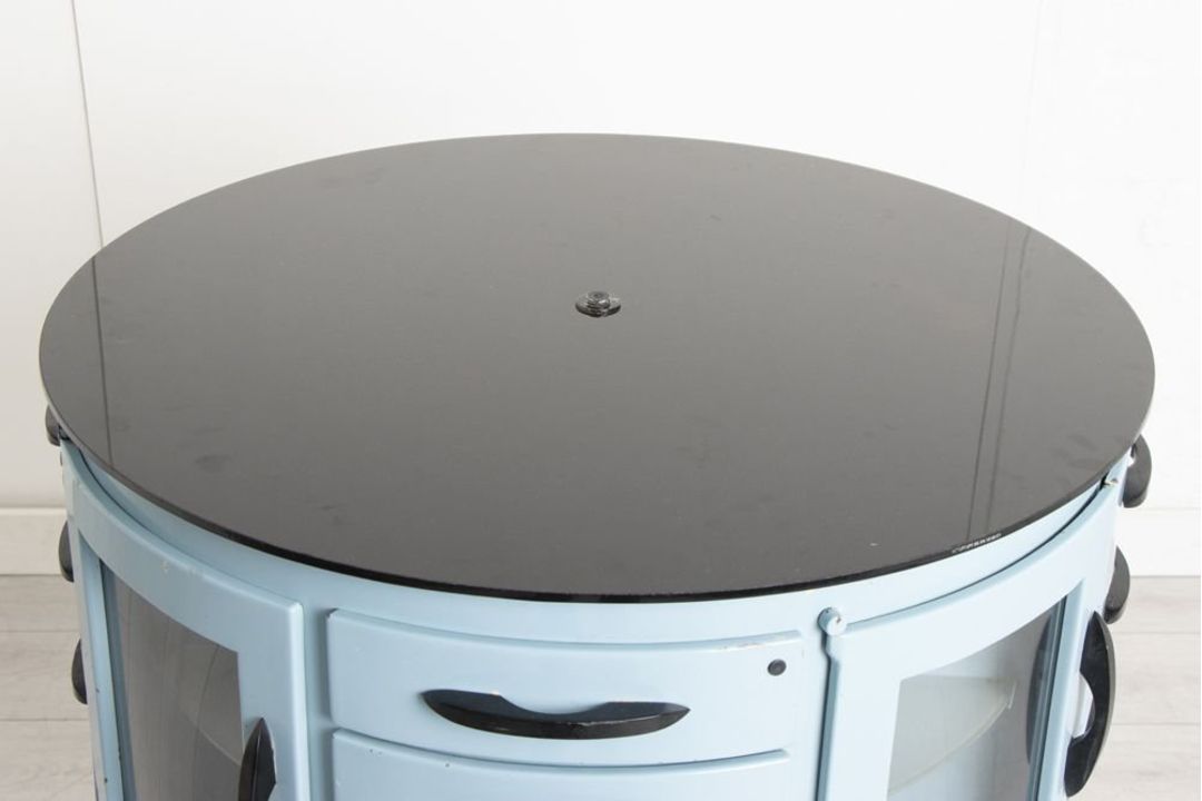 Rare 1950s French "Girator" Rotating Dental Cabinet by Léon Martin An iconic piece of mid-century - Image 5 of 13