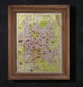 Timothy Oulton Classic Maps Rome Art (100 x 82cm) The Timothy Oulton Classic Maps Rome Art is a