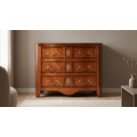Louis XIV style « Restif » Commode or Chest of Drawers is a powerful embodiment of the Baroque