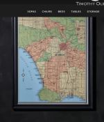 Timothy Oulton Maps Los Angeles Art (100 x 82cm) The Timothy Oulton Maps Los Angeles Art brings a