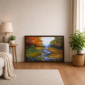 Tranquill Dreams Wall Art Serene Tranquil Dreams Wall Art piece, featuring a large-scale scenic