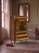 A Louis XVI Style Marquetry Secrétaire à Abattant, Après Jean – François Hache, 20th Century This