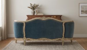 Louis XV – style Footboard – Bed Vénitien, a masterfully crafted piece that embodies the ornate