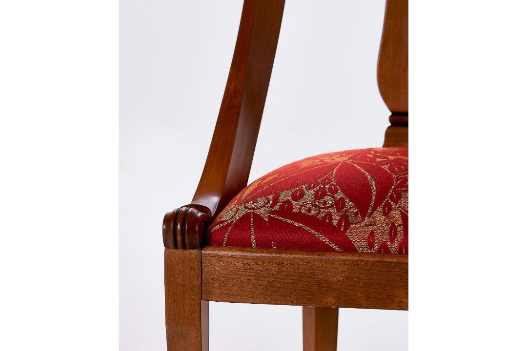 "Heurtault" chair is a sophisticated homage to the Empire style, masterfully designed to convey - Image 5 of 10